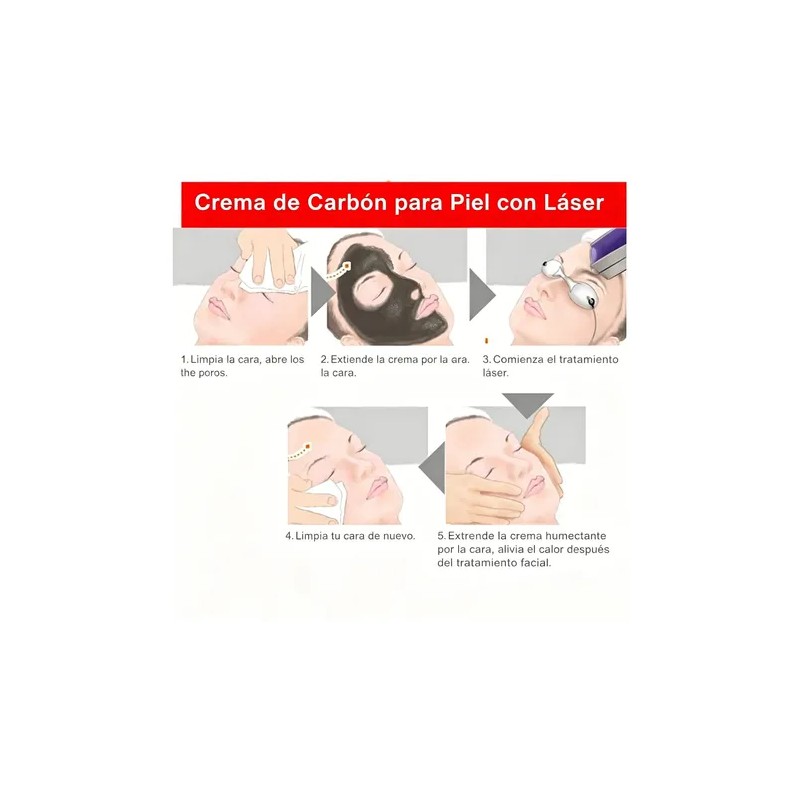 Gel de Carbono para Láser Blackdoll Carbon Laser Gel for
