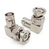 2pcs BNC to BNC 90 Degree Coaxial Adapter, BNC Right