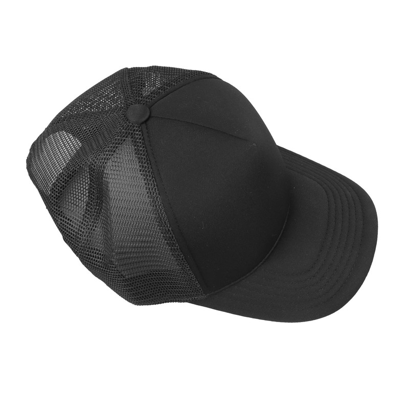 Man Baseball Cap Breathable Mesh Sun Protection High Top Adjustable