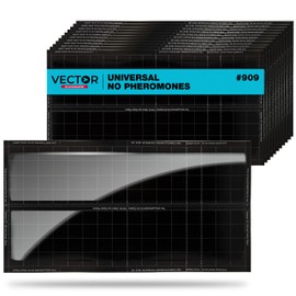 Catchmaster Vector Universal Trap Replacement Unscented Glue Boards, UV Light Fly Traps for Home, Gnat Traps for House Indoor, UV Lamp Insect & Mosquito Killer Refill, Adhesive Bug Boards, 12-Pack