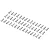 PATIKIL 100pcs Pack 304 Stainless Steel 18-8 Machine Screw Flat