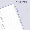 TUPARU Password Book with Alphabetical Tabs C Hardcover Internet Address