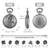 Qaestuan Mini DND Dice Set, with Steampunk Dragon Pocket Watch