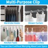 VinBee 20 PCS Laundry Hooks with Clips Super Strong Plastic