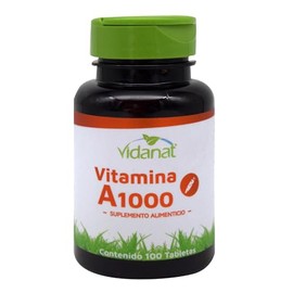 Vidanat Vitamina 1000 Suplemento Alimenticio Tabletas Piel