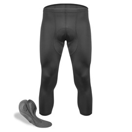 AERO|TECH|DESIGNS | Men's Triumph Padded Cycling Compression Knickers | X-Large | Black