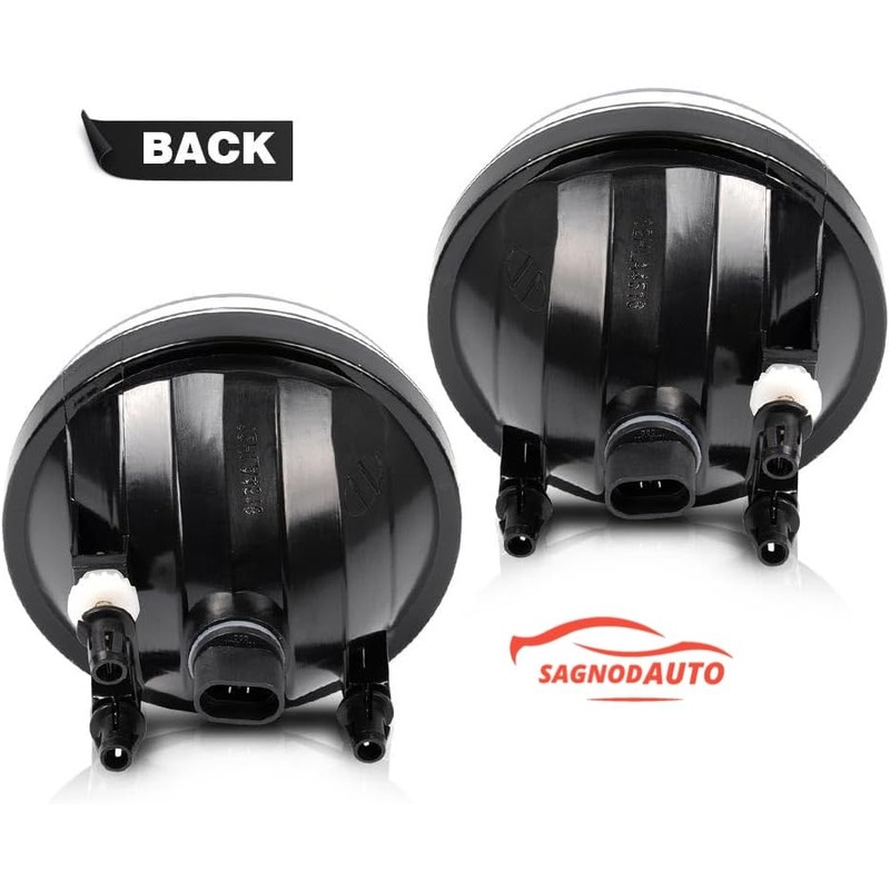 Sagnod Auto Fog Lights Set Compatible with 2007-2013 GMC Sierra