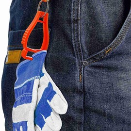 12Pcs Glove Clips for Work Glove Holders Glove Belt Clip with Metal Carabiners for Construction Worker Guard Labor