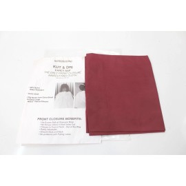 KUT & DRI Original KUT & DRI RED Fancy Rap Hair Cutting Cape Salon Barber USA SHIP