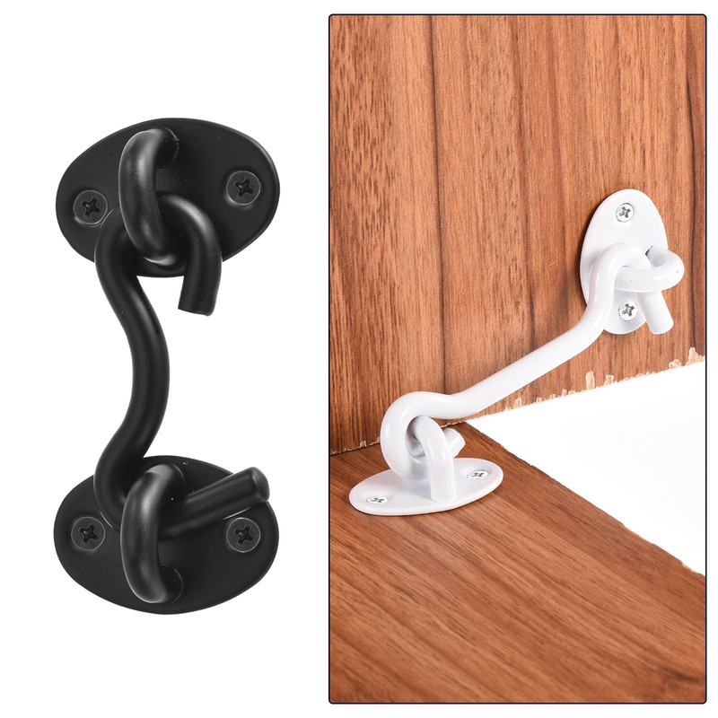 sourcing map 2 Inch Hook and Eye Latch, Barn Door