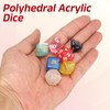 uxcell Polyhedral Dice Set, 7 Pcs Acrylic Dice for Role