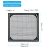 PATIKIL 120 mm Fan Filter Grille with Screws 2 Pack