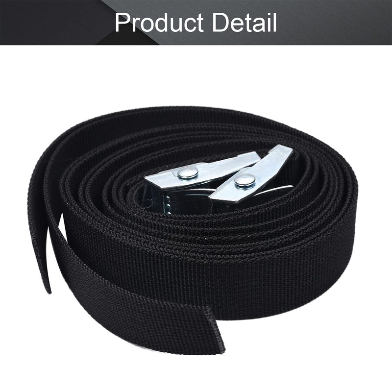 MroMax 0.98" Width x 3.28ft Length Lashing Straps Polypropylene Cam