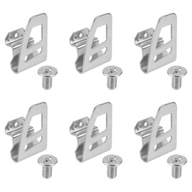 6pcs Drill Clip for Tool Belt, 42-70-2653 Metal Electric Drill Belt Holder with Screws Drill Belt Hook Compatible with Fuel Tool 2604-20 2604-22 2604-22CT 2797-22 2804-20 2904-20