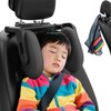 AUEOTUAR Car Headrest, Neck Pillow, 360° Rotatable Design, Includes Elastic
