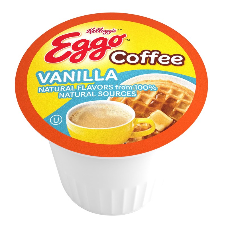 Eggo Beverages Vanilla Waffle Flavored Coffee Pods for Keurig K