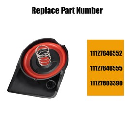 PCV Valve Cover Cap with Membrane Compatible with 2007-2015 MINI Cooper S, 2011-2016 Countryman S, 2013-2016 Paceman S R55 R56 R57 R58 R59 R60 R61 Replace＃ 11127646552, 11127603390