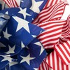 Northlight Stars and Stripes Patriotic Ribbon Wreath - 24"