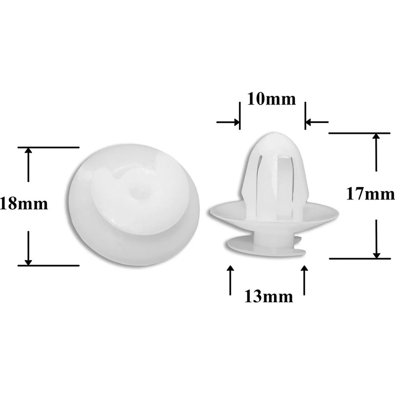 10X Door Card Trim Panel Body Retainer Clips For MERCEDES