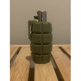 ErFeds Grenade Shaped Lighter Case Lighter Sleeve For Full Size Clipper Lighters