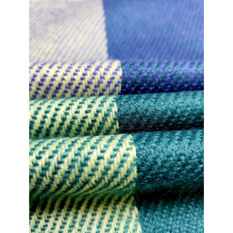 AKORD Winter Long Soft Warm Tartan Scarves Wraps Wool Spinning