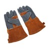 1 Pair Heat Resistant Gloves Separate Fingers Hot Proof Mitts