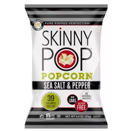 SkinnyPop White Cheddar Popcorn, Skinny Pop,4.4oz Grocery Size Bag,Select Flavor - Salt-And-Pepper
