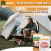 JIUSAIRUI Odor Proof Bear Bags for Food Backpacking: 3Pack Reusable