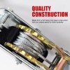 4 Ton Manual Wire Rope Puller with 2 Hooks Heavy-Duty