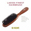Kent LR6 Finest Dark Wood Styling Hair Brushes for Women