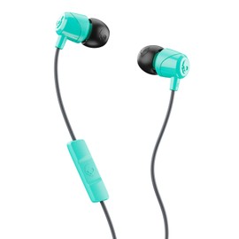 Skullcandy Jib Wired Earbuds with 3.5mm Plug, Noise Isolating Fit, Built-In Microphone Call and Track Control, Convenient for Travel - Miami