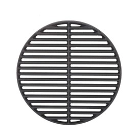 DcYourHome 15" Cast Iron Cooking Grid Grates Big Green Egg Replacement Parts, Round Cooking Grate for Medium Big Green Egg Grill Accessories BBQ Round Grate Accessories