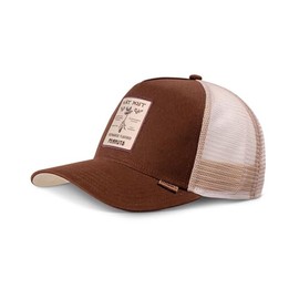 Djinns - Hat Nut #1 - Trucker Cap Mesh Cap Hat Cap Hat Caps, Brown/Peanut, Unit size