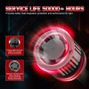 CHUSYYRAY Combo LED Headlight High/Low Kit+Fog Light 6000K For Toyota