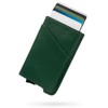 zepirion Quick Wallet 2 Leather Credit Card Case, Genuine Leather,