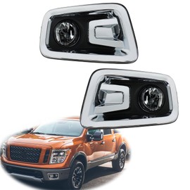 Nurniacl Fog Lamp Daytime Running Light RH LH Replacement for Titan 2016-2019