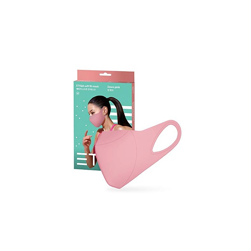 ETIQA Soft Fit Mask (Medium, Pink)