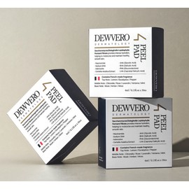Duvero 4PEEL PAD Water Glow Peeling Pad, 1 box of 30 peel pads, exfoliating water tox / 듀베로 4PEEL PAD 물광 필링패드 포필패드 1박스 30매 각질제거 물톡스