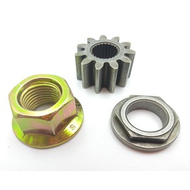 TITISKIN Spindle Blade Nut/Steering Shaft Pinion Gear & Bushing 717-1554 Compatible with Cub Cadet Zero Turn LT1040 LT1042 LT1046 LTX1040 and MTD Craftsman Troy Bilt Mower