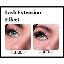 FARMASi Zen Extension Lash Mascara, Lengthening & Volumizing Effect, Clump-Free Definition, Smudge-Free Wear, Silicone Brush for Separated Fuller-Look