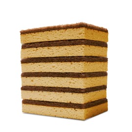 BiOHY Coconut Washing Up Sponge (Set of 6) | Sustainable Eco Sponge for Kitchen & Household | Low Odour Kitchen Sponge | Reusable & Biodegradable | Sponges Made of Coconut Fibre