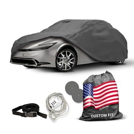 DaShield Ultimum Series Car Cover Waterproof All Weather for Toyota Prius Car Cover Prime 2018-2024 Hatchback 4-Door - Protection Semi Custom Fit - Dust, Sun, Snow, Rain, Protection in&Outdoor