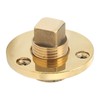 Marine Drain Plug Kit 25mm/1in Mounting Hole Bronze Mirror Polished