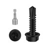 Mellewell #12 x 3/4" Hex Washer Head Self Drilling Screws,