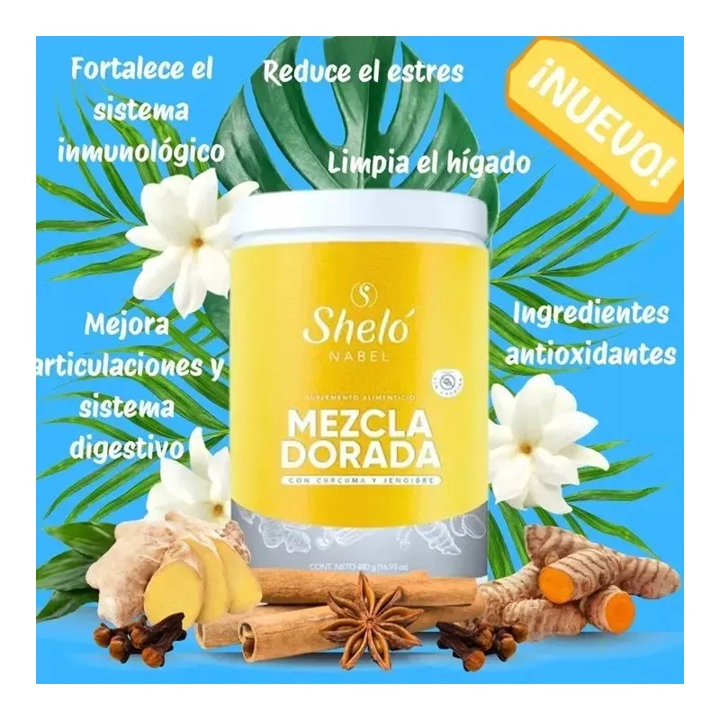 4 Mezcla Dorada Cúrcuma & Jengibre / Golden Milk +