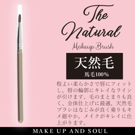 Shishida Seishindo Makeup Brush, The Natural 100% Natural Bristle, Made in Japan, Gold YM-905, Makeup Brush, φ0.4 x 12 cm (0.4 x 12 cm) x 1