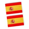 Pakana 2 x Spain Flag Embroidered Military Patch with Velcro
