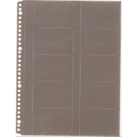 キングジム 名刺ホルダー 台紙 30穴 39D