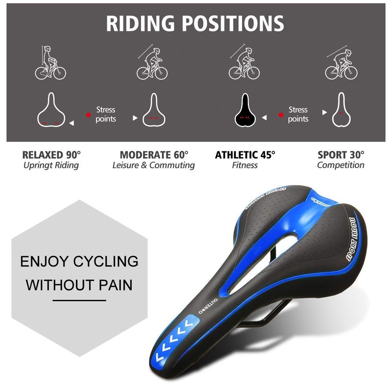 DMZK Bicycle seat, bicycle saddle for men and women with