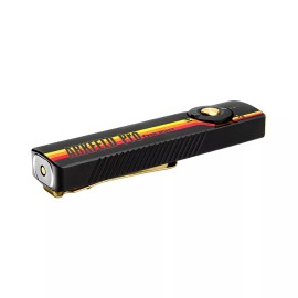 Olight Arkfeld Pro Racing Stripe CW Flat Flashlight w/LED Light/UV/Laser